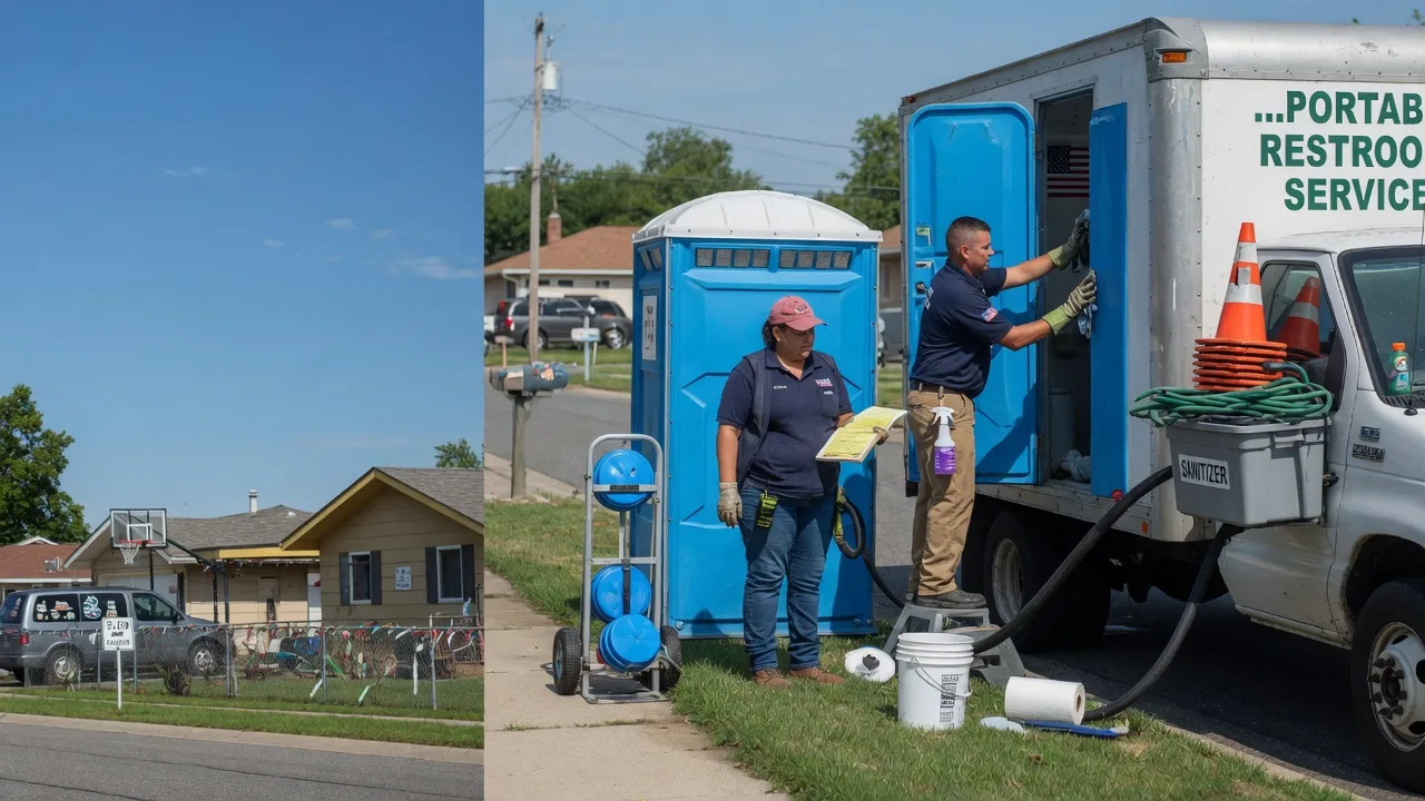 Portable Toilet Rental in Oakdale, IL near me